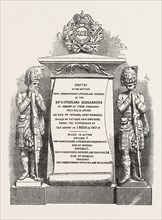 MONUMENT IN ST. GILES' S CHURCH, EDINBURGH, TO THE OFFICERS AND MEN OF THE 93RD HIGHLANDERS KILLED