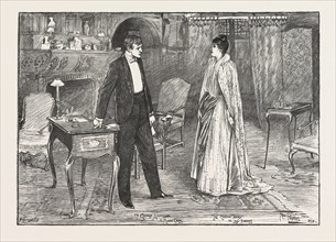 SCENE FROM "THE IDLER," AT THE ST. JAMES'S THEATRE, LONDON, UK, 1891