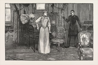 SCENE FROM "LADY BARTER," AT THE PRINCESS'S THEATRE, LONDON, UK, 1891