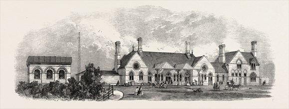 THE MARGATE STATION OF THE EAST KENT (LONDON, CHATHAM, AND DOVER) RAILWAY, UK, 1864