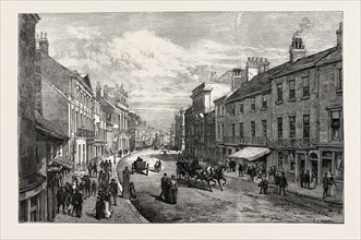 DONCASTER, THE HIGH STREET, UK, 1891