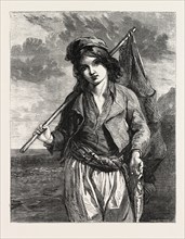 "A NEAPOLITAN FISHER BOY." PAINTED BY G.F. HURLSTONE. EXHIBITION OF THE SOCIETY OF BRITISH ARTISTS