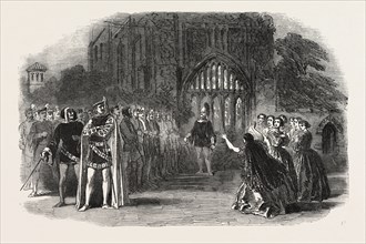 SCENE FROM VERDI'S "IL TROVATORE," AT THE ROYAL ITALIAN OPERA, 1855