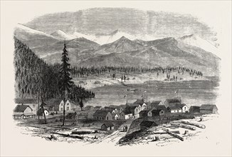 SKETCHES FROM BRITISH COLUMBIA: THE TOWN OF DOUGLAS, AND DOUGLAS LAKE, 1864