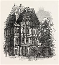 BRUNSWICK: OLD HOUSES NEAR THE CATHEDRAL, 1864