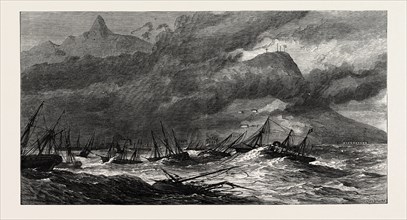 HURRICANE AT THE ISLE OF MAURITIUS, 1874