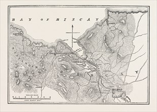 PLAN OF BILBAO AND SOMORROSTRO, 1874