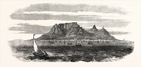 TABLE BAY AND TABLE MOUNTAIN, CAPE OF GOOD HOPE, 1860