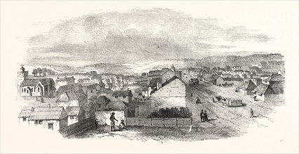 ADELAIDE, SOUTH AUSTRALIA, FROM HINDLEY STREET, 1850