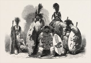 ZULU KAFFIRS OF NATAL, SOUTH AFRICA, 1865
