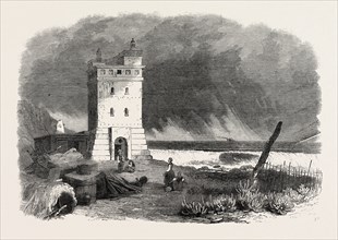 LIGHTHOUSE AT GREEN POINT, CAPE TOWN, SOUTH AFRICA, 1865