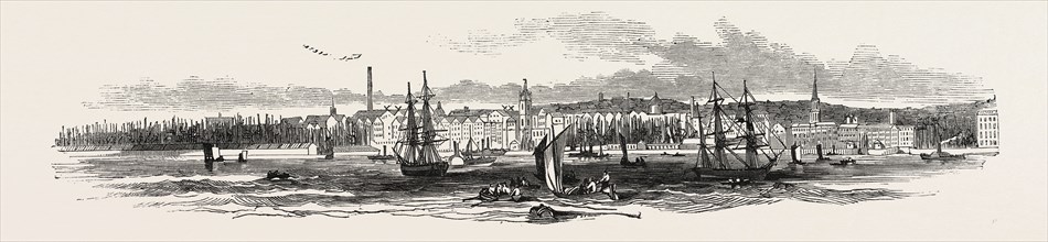 LIVERPOOL, FROM WOODSIDE, IN 1846, UK