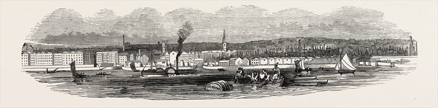 LIVERPOOL, FROM WOODSIDE, IN 1846, UK