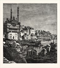 VIEW OF THE CITY OF BENARES.