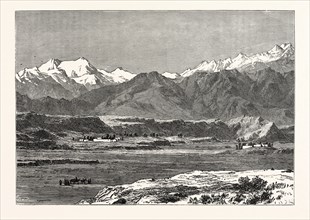 VIEW OF YANGI HISSAR, AT THE FOOT OF THE PAMIR CHAIN