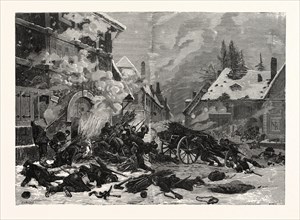 Franco-Prussian War: The battle of Villersexel on 9 January 1871. From de Neuville, France