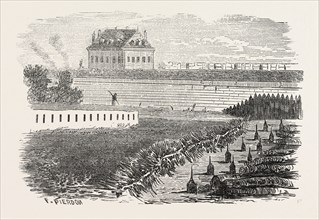 Franco-Prussian War: Obstruction of individual gates of the city walls by Futzangeln, barbed wire