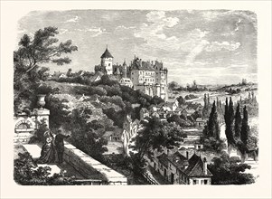 Franco-Prussian War: View of Chateaudun, France