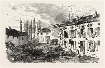 Franco-Prussian War: Imperial Quarter in Gravelotte, 5 minutes after the departure of Emperor