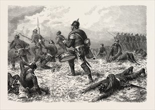 Franco-Prussian War: The Drum of the Emperor Alexander Regiment at Le Bourget, France