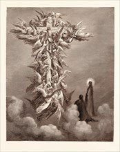 THE VISION OF THE CROSS, BY Gustave Doré. Gustave Dore, 1832 - 1883, French. Engraving for the