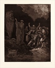 SAUL AND THE WITCH OF ENDOR, BY GUSTAVE DORE