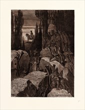 MUNCHAUSEN AMONG THE BRIGANDS, BY GUSTAVE DORE