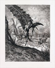THE ADVENTURE WITH THE WINDMILLS, BY GUSTAVE DORE