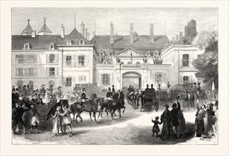 FRANCO-PRUSSIAN WAR: ARRIVAL OF THE EMPEROR NAPOLEON III AND THE PRINCE IMPERIAL AT METZ, July 28