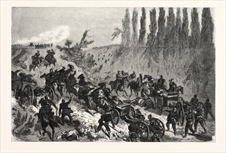 FRANCO-PRUSSIAN WAR: ASCENSION OF THE HEIGHTS OF SPICHEREN BY A PRUSSIAN BATTERY, THE 6 August 1870