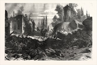 FRANCO-PRUSSIAN WAR: BAZEILLES TAKEN BY THE BAVARIANS IN THE NIGHT OF SEPTEMBER 1 1870