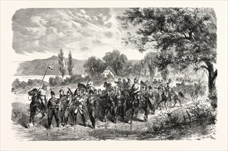 FRANCO-PRUSSIAN WAR: CONVOY OF PRISONERS OF THE ARMY OF METZ, THE VALLEY OF THE MOSELLE, OCTOBER 30