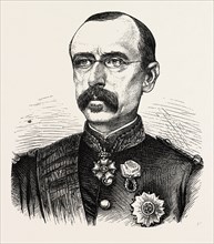FRANCO-PRUSSIAN WAR: FAIDHERBE GENERAL, COMMANDER IN CHIEF OF THE NORTHERN FRENCH ARMY, ENGRAVING
