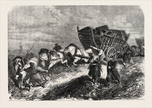 FRANCO-PRUSSIAN WAR: GERMAN SOLDIERS BATTLE OF PARIS 1870