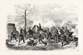 FRANCO-PRUSSIAN WAR: ATTACK OF BOURGET BY THE PRUSSIANS ON 30 OCTOBER 1870