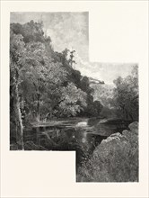 DUNDAS VALLEY, CANADA, NINETEENTH CENTURY ENGRAVING