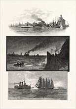 FROM SARNIA TO LAKE HURON, POINT EDWARD, MOUTH OF ST. CLAIR RIVER, CANADA, NINETEENTH CENTURY