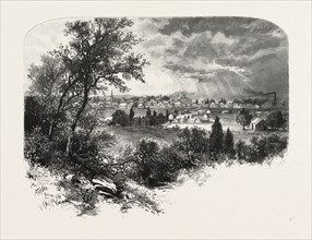 PETERBOROUGH, CANADA, NINETEENTH CENTURY ENGRAVING