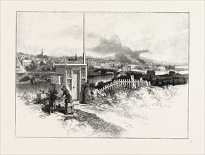 NOVA SCOTIA, NEW GLASGOW, CANADA, NINETEENTH CENTURY ENGRAVING