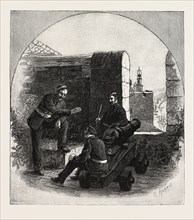 TIME-BALL, FROM THE PRINCE'S BASTION., CANADA, NINETEENTH CENTURY ENGRAVING