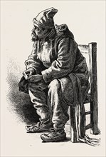 FRENCH-CANADIAN LIFE AND CHARACTER, CANADA, NINETEENTH CENTURY ENGRAVING