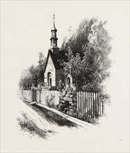 FRENCH CANADIAN LIFE, CHAPEL AND GROTTO AT STE. ANNE DE BEAUPRE, CANADA, NINETEENTH CENTURY