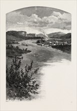 RED ROCK, CANADA, NINETEENTH CENTURY ENGRAVING