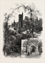 UNIVERSITY OF TORONTO, CANADA, NINETEENTH CENTURY ENGRAVING