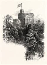 WINDSOR CASTLE, THE ROUND TOWER, UK, britain, british, europe, united kingdom, great britain,