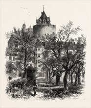 WINDSOR CASTLE, THE CURFEW TOWER, UK, britain, british, europe, united kingdom, great britain,
