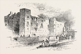 Newark Castle, in Newark, in the English county of Nottinghamshire was founded in the mid 12th