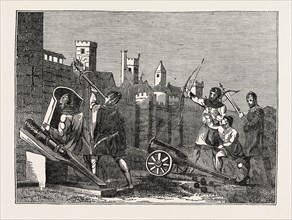 SOLDIERS AND CANNON OF THE FOURTEENTH AND FIFTEENTH CENTURIES. 1375-1425.