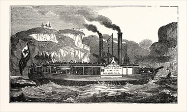 THE AMERICAN STEAM VESSEL, THE CARROLL OF CARROLTON, US, USA, America