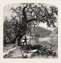 JAMES RIVER, ABOVE ROPE FERRY, VIRGINIA. J.D. WOODWARD. USA